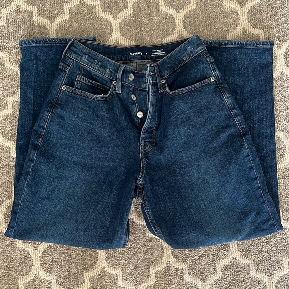 Old navy curvy extra high rise jeans